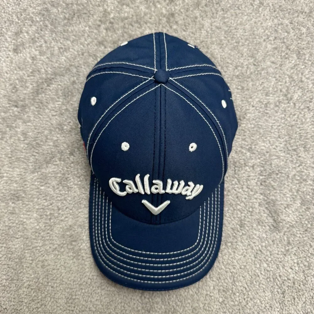 Callaway Tour Authentic Big Bertha Odyssey XR Golf Hat Mens Navy Blue Adjustable